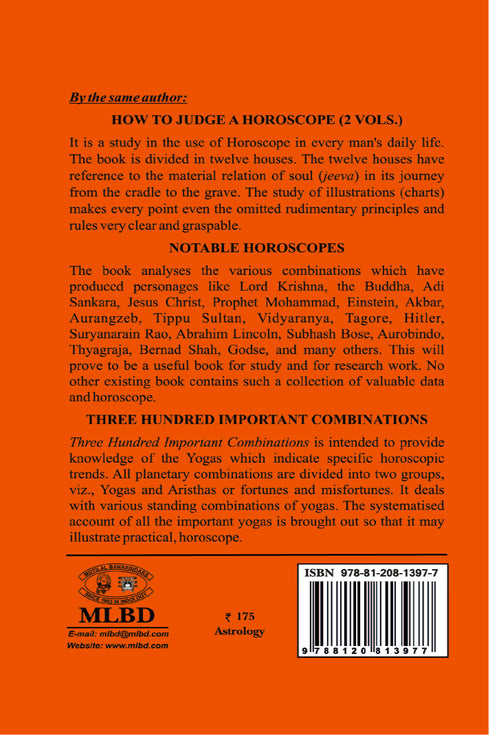 Studies in Jaimini Astrology (PB) - By B.V. Raman(Author) - MLBD Publications