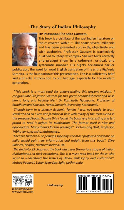 The Story of Indian Philosophy By Prasanna Gautam (Author) Published by MLBD Publications in Hardcover