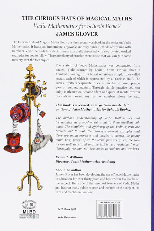The Curious Hats of Magical Maths: Vedic Mathematics for Schools Book 2: Vedic Mathematics for Schools Book 2 - By James Glover (Author) - MLBD Publications