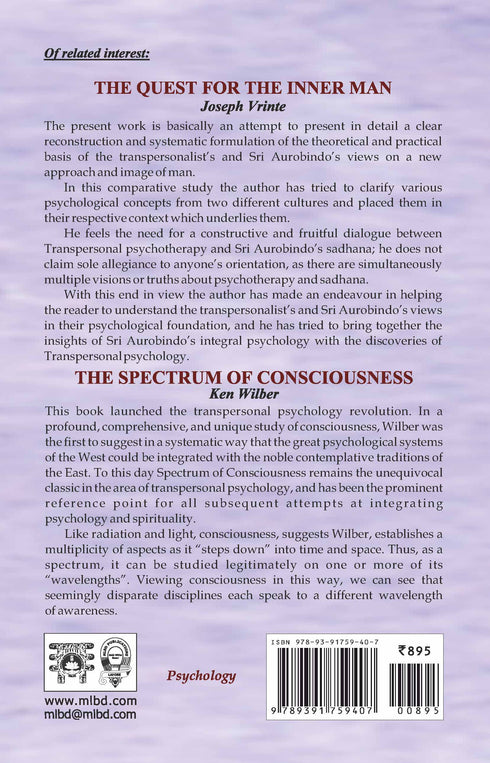 The Perennial Quest For A Psychology With A Soul |Dr. Joseph Vrinte|MLBD Publications