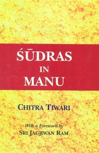 Book cover of Sudras In Manu |Chitra Tiwari|PB|Mlbd Publications by Chitra Tiwari