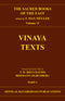 Book cover of S B E (Vol-13) : Vinaya Texts (Part-1) |Davids T W Rhys|HB|Mlbd Publications by Davids T W Rhys