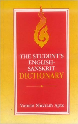 Book cover of Students English Sanskrit Dictionary |V S Apte|HB|Mlbd Publications by V S Apte