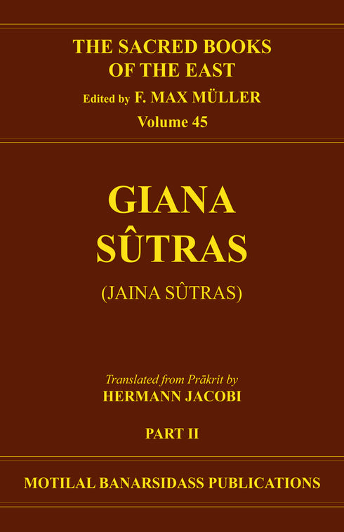 Book cover of S B E (Vol-45) : Jaina Sutras (Part-2) |Jaccobi H|HB|Mlbd Publications by Jaccobi H