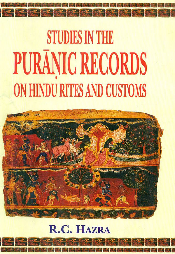 Book cover of Studies In The Puranic Records Of The Hindu |R C Hazra|HB|Mlbd Publications by R C Hazra
