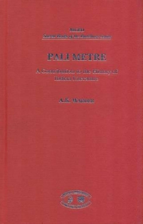 Book cover of Pali Metre |A K Warder|HB|Mlbd Publications by A K Warder