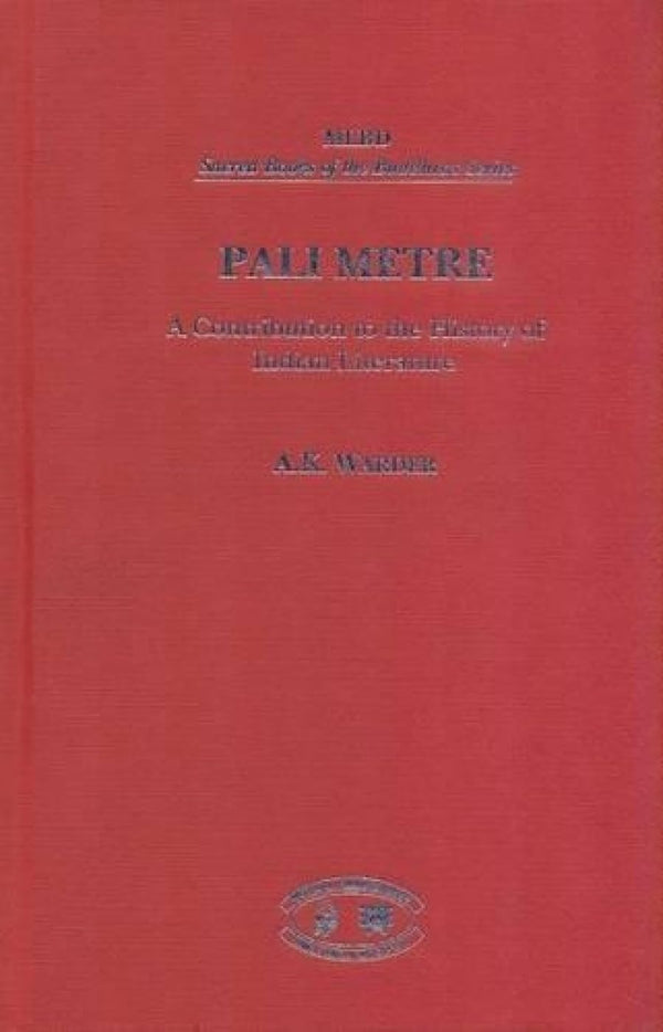 Book cover of Pali Metre |A K Warder|HB|Mlbd Publications by A K Warder