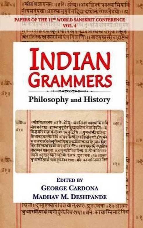 Book cover of Indian Grammars (Philolsophy & History) |George Cardona, M Madhav Deshpande|HB|Mlbd Publications by George Cardona, M Madhav Deshpande