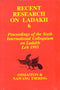 Book cover of Recent Research Of Ladakh 6 |Osmaston Henry|HB|Mlbd Publications by Osmaston Henry