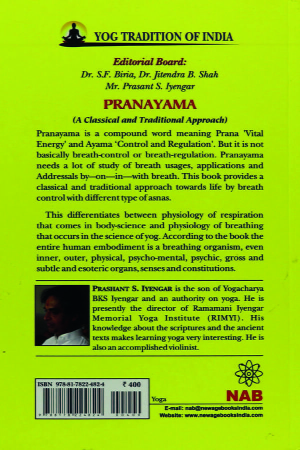 Pranayama: A Classical and Traditional Approach - By Prashant Iyengar (Author) - MLBD Publications - Image 2