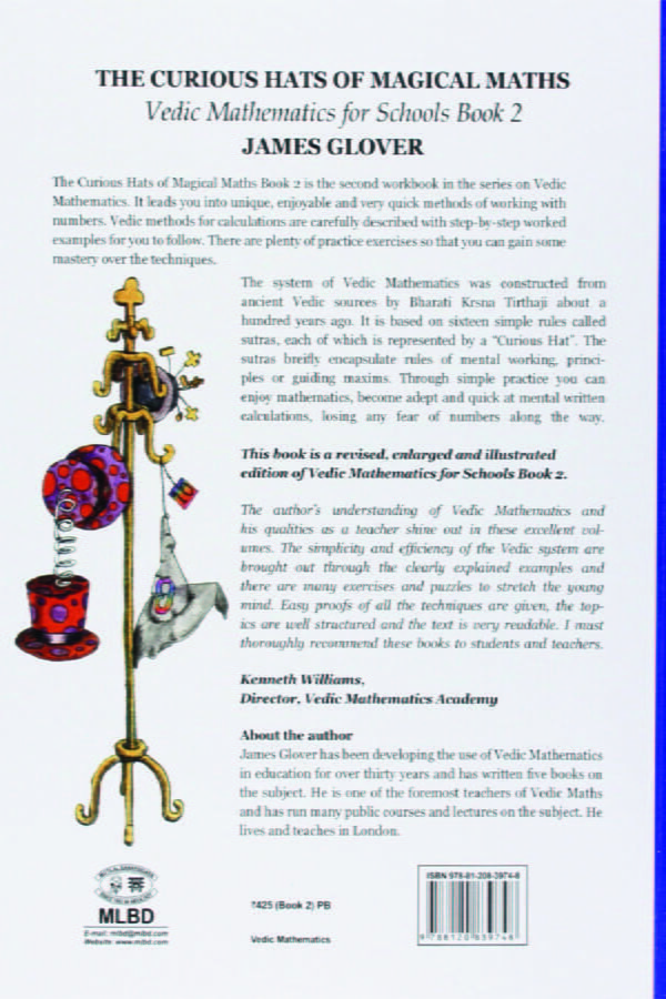 The Curious Hats of Magical Maths: Vedic Mathematics for Schools Book 2: Vedic Mathematics for Schools Book 2 - By James Glover (Author) - MLBD Publications - Image 2