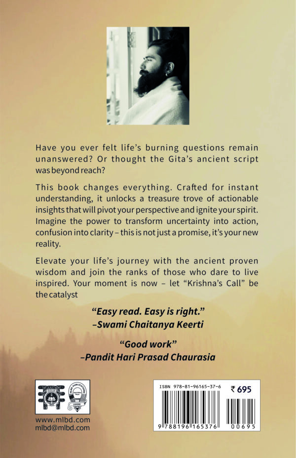 Krishna's Call: Bhagavad Geeta for the 21st Century (HB) | By Adi Krsna Rama (Author) | MLBD Publications - Image 2
