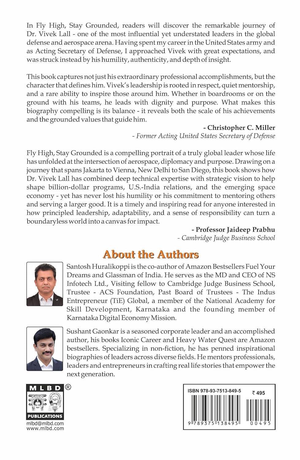 Fly High, Stay Grounded: The Tale of Dr. Vivek Lall, A Visionary Shaping the Future of Aerospace, Defense & Global Diplomacy by Santosh Huralikoppi | Sushant Gaonkar - Image 2